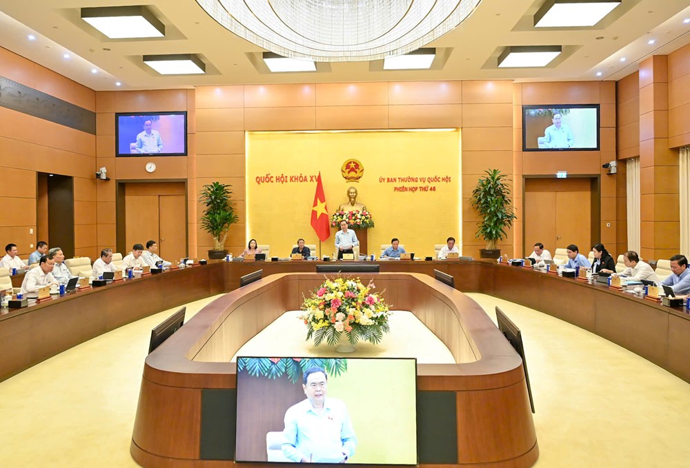 Khai mạc phiên họp thứ 46 của Uỷ ban Thường vụ Quốc hội - ảnh 2