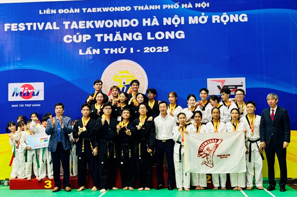 Hơn 1.000 võ sĩ tham dự Festival Taekwondo Hà Nội mở rộng – Cúp Thăng Long - ảnh 3