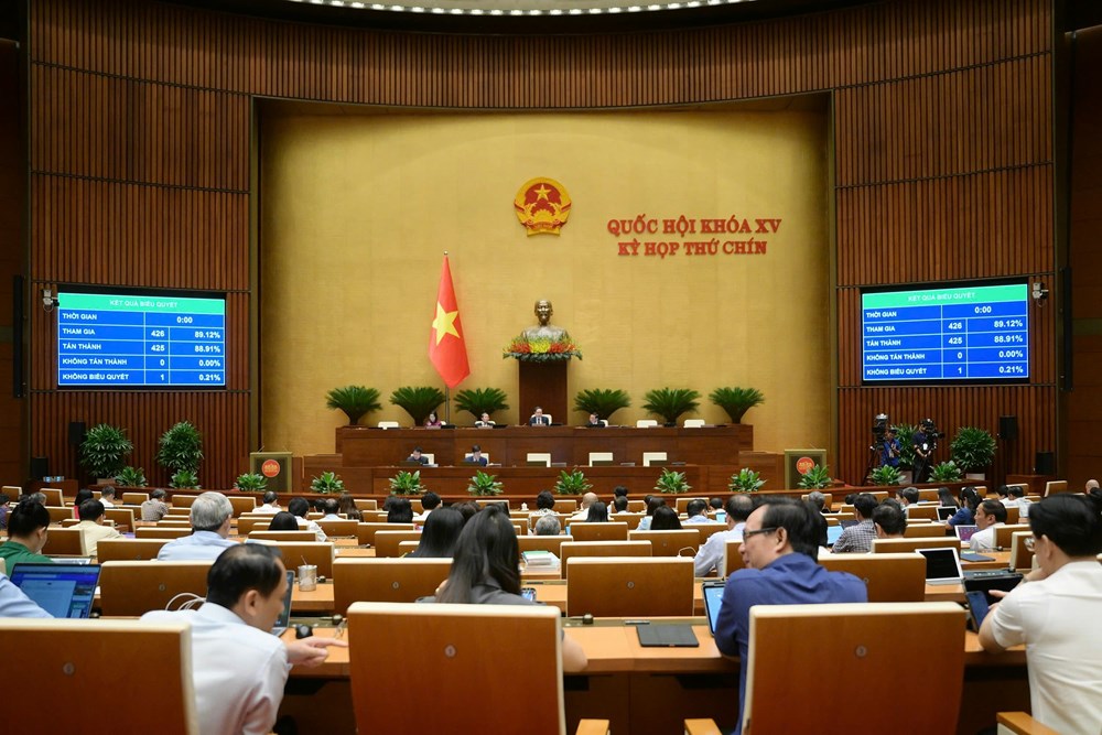 Thông qua Nghị quyết của Quốc hội về việc thành lập Hội đồng bầu cử quốc gia - ảnh 1