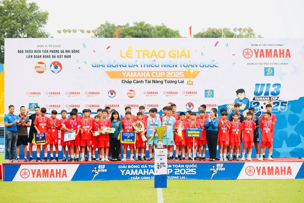 Thắng SLNA, đội U13 Nam Định lần đầu đăng quang giải bóng đá vô địch U13 Quốc gia - ảnh 3