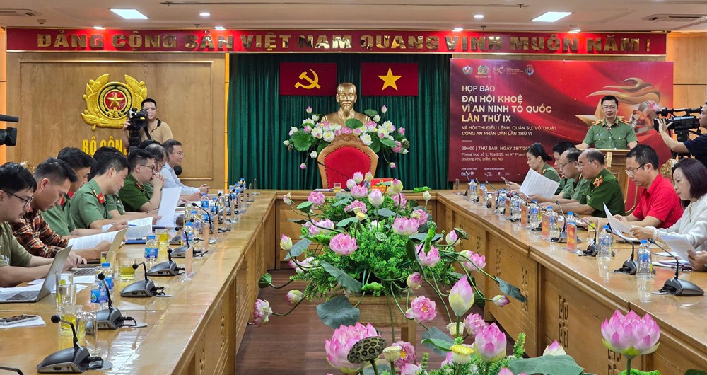 Bộ Công an tổ chức Đại hội khỏe “Vì an ninh Tổ quốc” và Hội thi điều lệnh, quân sự, võ thuật CAND - ảnh 2