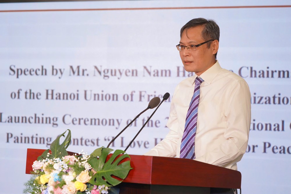 Phát động cuộc thi vẽ tranh “Em yêu Hà Nội – thành phố vì hoà bình” năm 2025 - ảnh 2