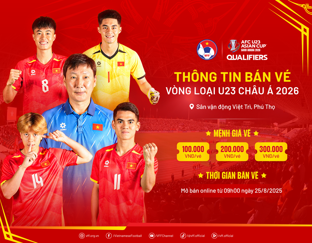 Vé cổ vũ thầy trò HLV Kim Sang-sik chỉ từ 100.000 đồng - ảnh 1