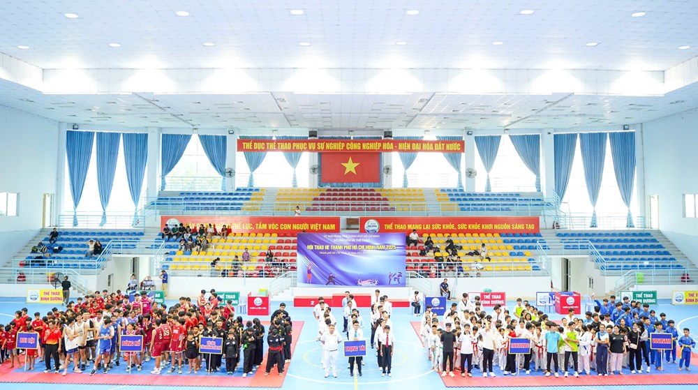 Hơn 500 VĐV tham gia Hội thao hè TP.HCM 2025 tại Bình Dương - ảnh 1