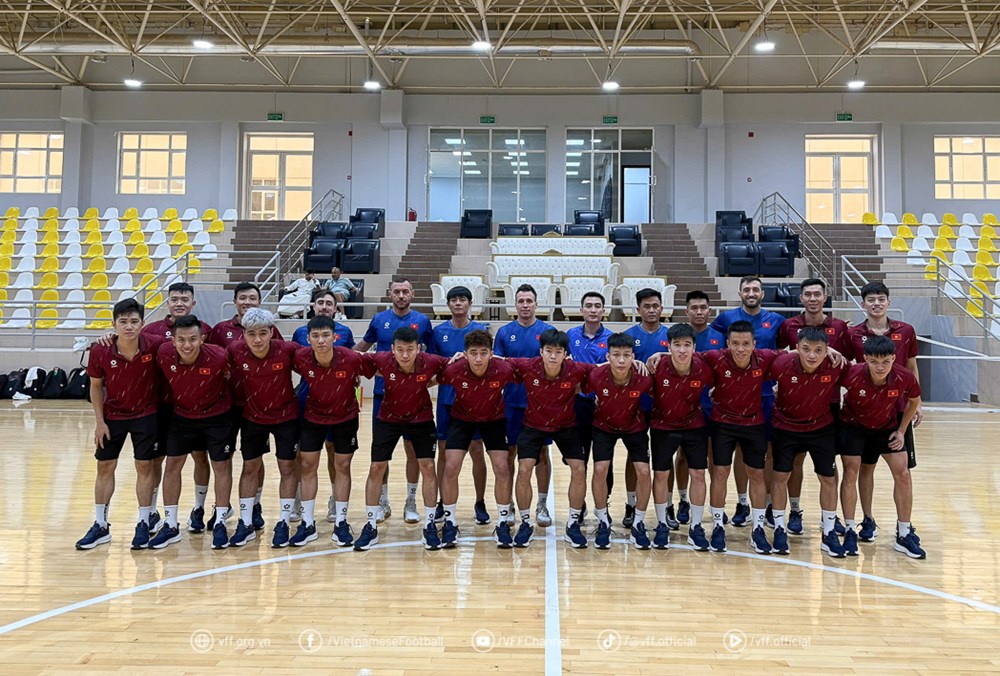 Đội tuyển futsal Việt Nam tích cực tập luyện tại Kuwait - ảnh 1