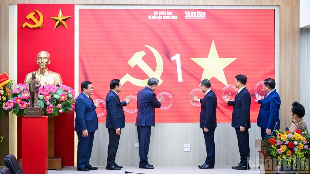 Tổng Bí thư Tô Lâm dự Lễ ra mắt Trang thông tin điện tử “Đảng Cộng sản Việt Nam - Đại hội XIV“ - ảnh 3