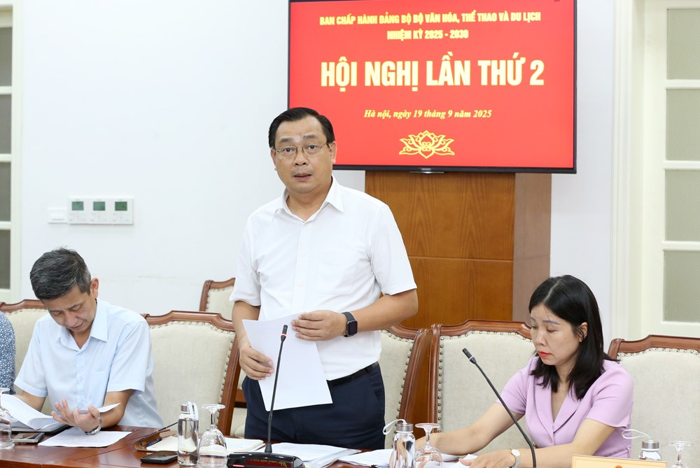 Đảng bộ Bộ VHTTDL quyết tâm thực hiện thắng lợi nhiệm vụ trọng tâm quý 4/2025 - ảnh 6