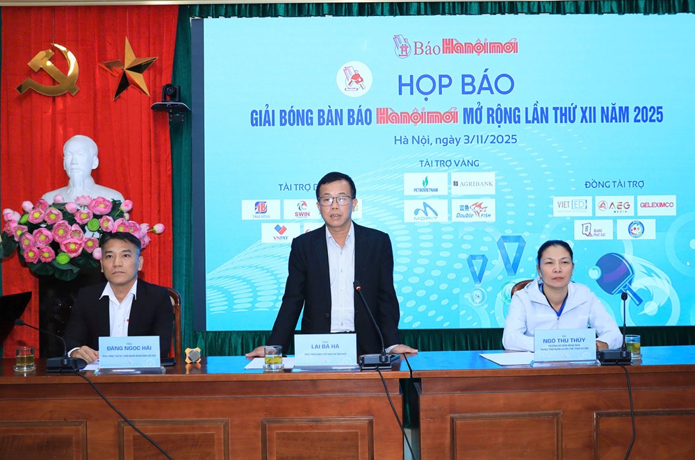 Nhiều tay vợt mạnh dự Giải bóng bàn Báo Hà Nội Mới 2025 - ảnh 1