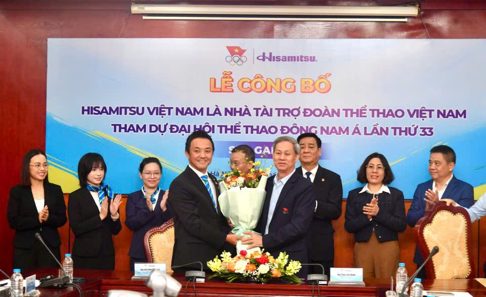 Hisamitsu Việt Nam đồng hành cùng Đoàn Thể thao Việt Nam hướng tới SEA Games 33 - ảnh 1