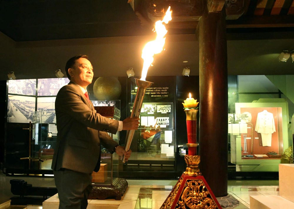 Hà Nội tổ chức lễ xin lửa thắp đuốc Đại hội Thể dục Thể thao Thủ đô lần thứ XI - ảnh 2