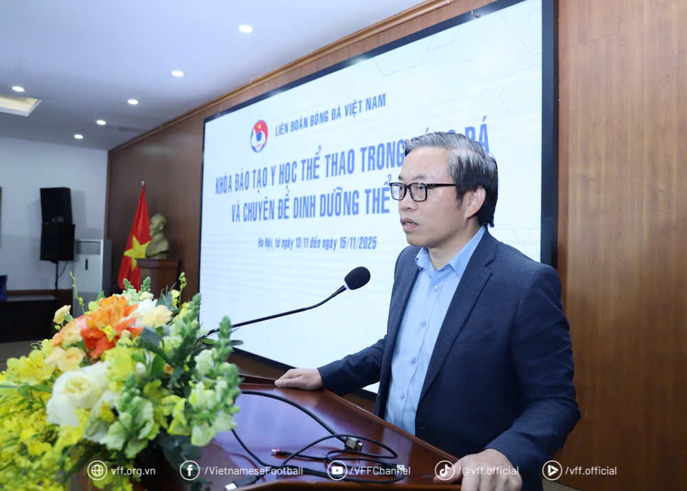 Bế mạc khoá học y học thể thao bóng đá và chuyên đề dinh dưỡng thể thao - ảnh 2