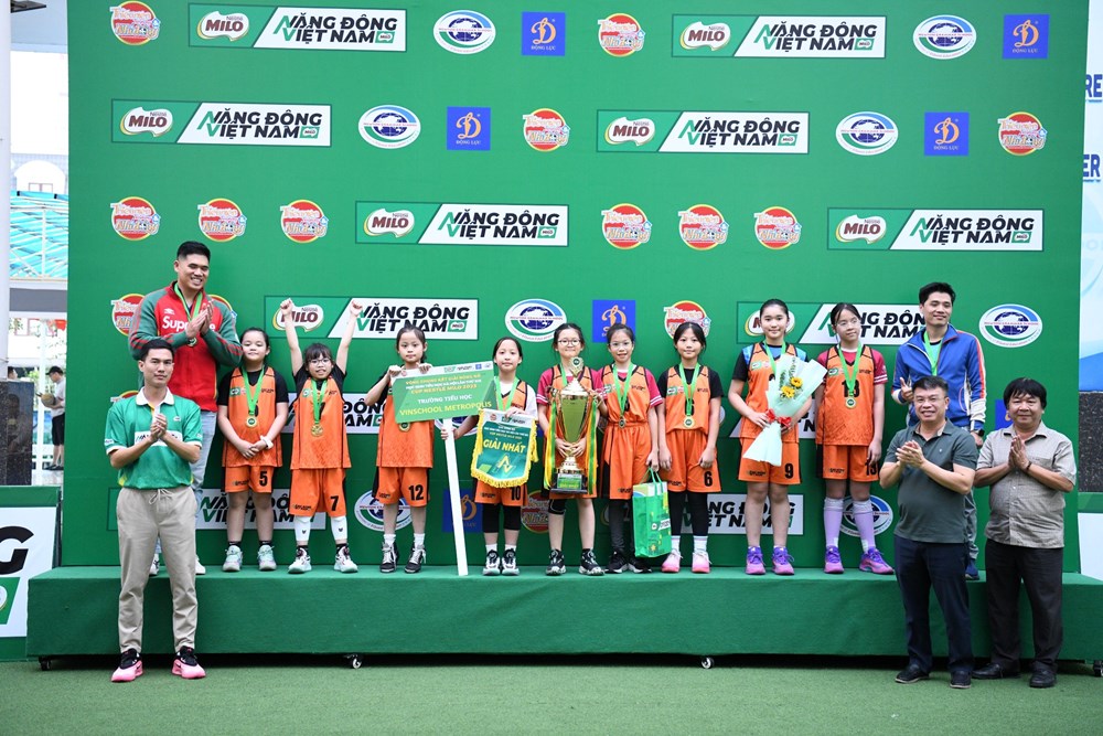 Bế mạc Giải Bóng rổ học sinh tiểu học Hà Nội - ảnh 3