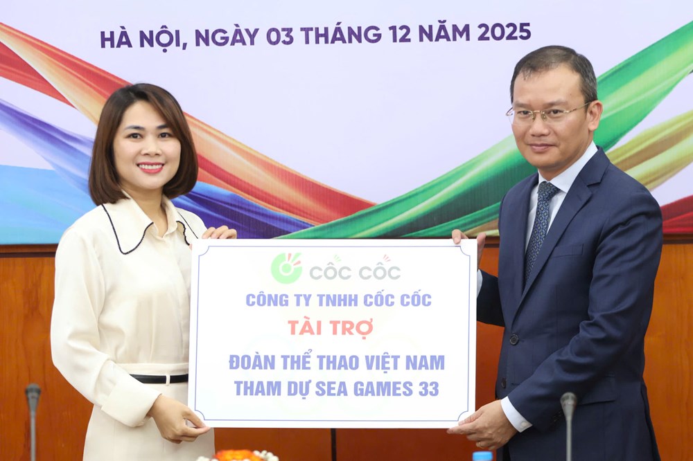 Vietnamobile và Cốc Cốc đồng hành, tài trợ Đoàn Thể thao Việt Nam tại SEA Games 33 - ảnh 1