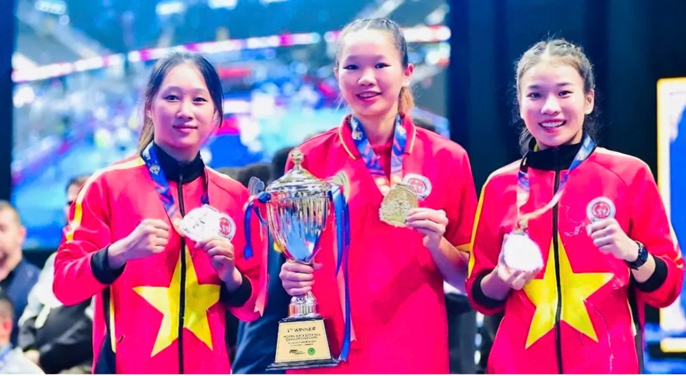 Liên đoàn Kickboxing Việt Nam treo thưởng cho các tấm huy chương SEA Games 33 - ảnh 1