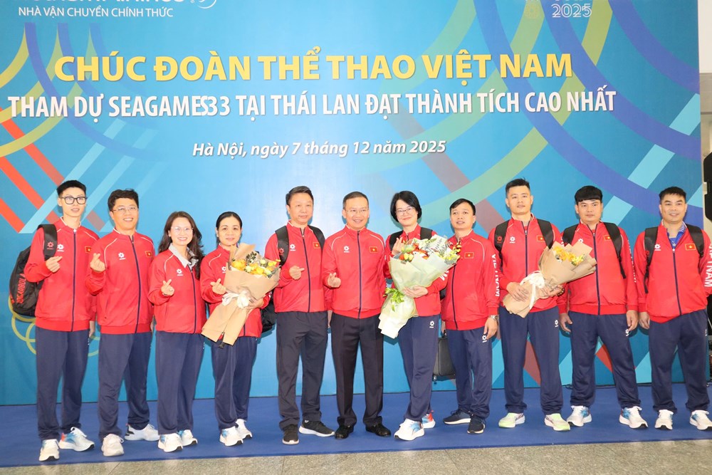 Đoàn Thể thao Việt Nam lên đường dự SEA Games 33 - ảnh 6