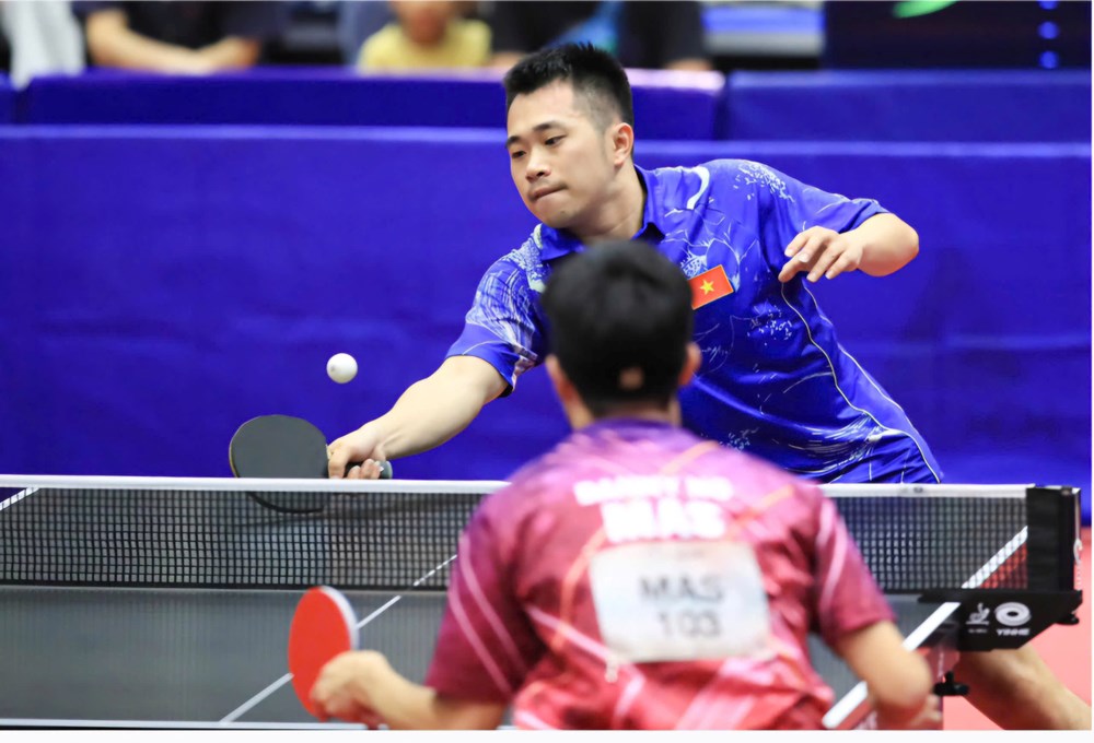 Đội tuyển bóng bàn nam Việt Nam vào chung kết SEA Games 33 sau 8 năm chờ đợi - ảnh 1