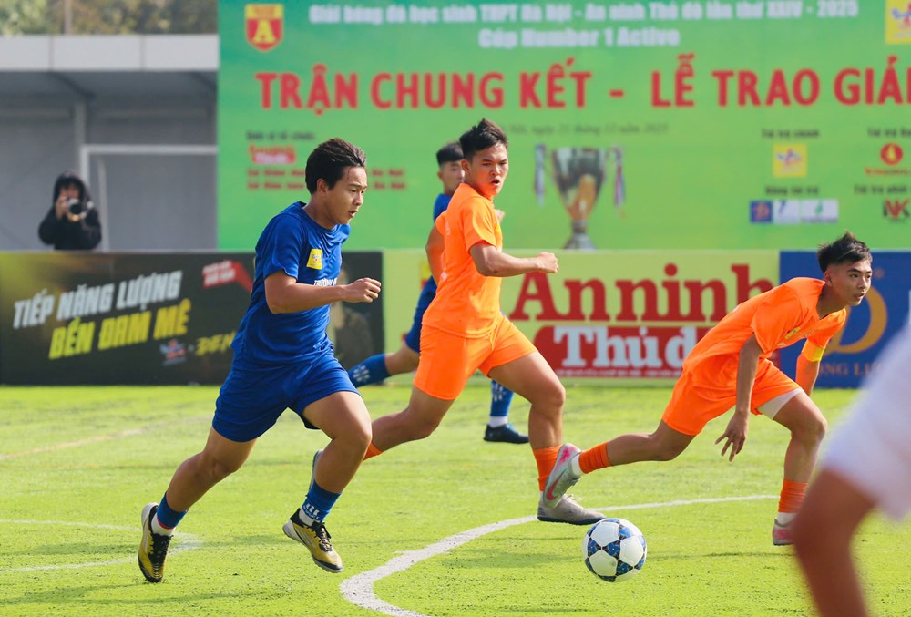 Chung kết Giải bóng đá học sinh THPT Hà Nội An ninh Thủ đô lần thứ XXIV – 2025 - ảnh 3