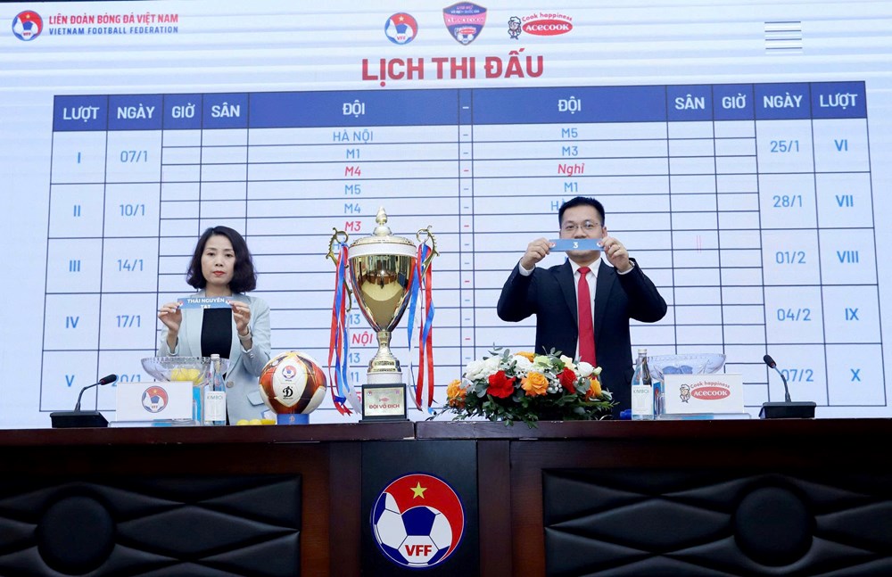 Bốc thăm, công bố nhà tài trợ cho Giải U19 nữ Quốc gia 2026 - ảnh 4