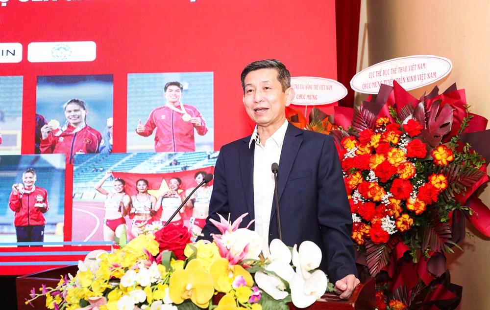 Khen thưởng các vận động viên điền kinh xuất sắc tại SEA Games 33 - ảnh 1