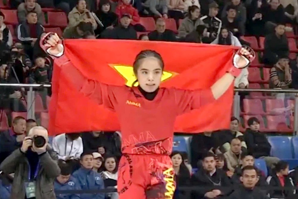 Võ sĩ Lò Thị Phung hạ đối thủ sau 51 giây, giành HCV MMA châu Á  - ảnh 1