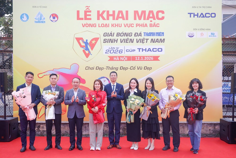 Khai mạc vòng loại phía Bắc Giải bóng đá Thanh Niên sinh viên Việt Nam - ảnh 1