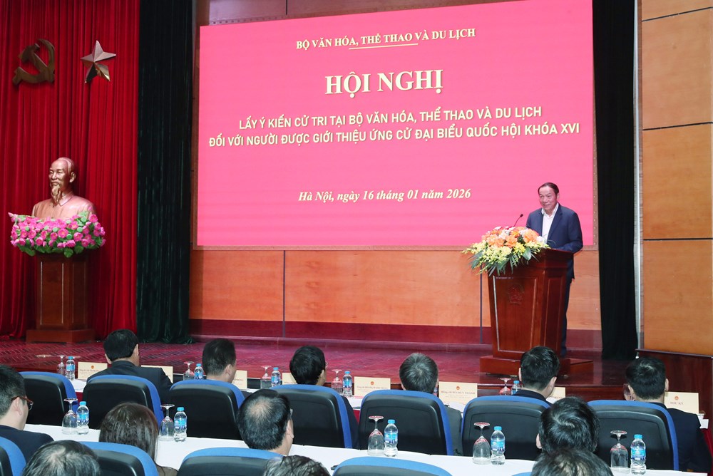 Hội nghị lấy ý kiến cử tri đối với người được giới thiệu ứng cử ĐBQH Khóa XVI - ảnh 2