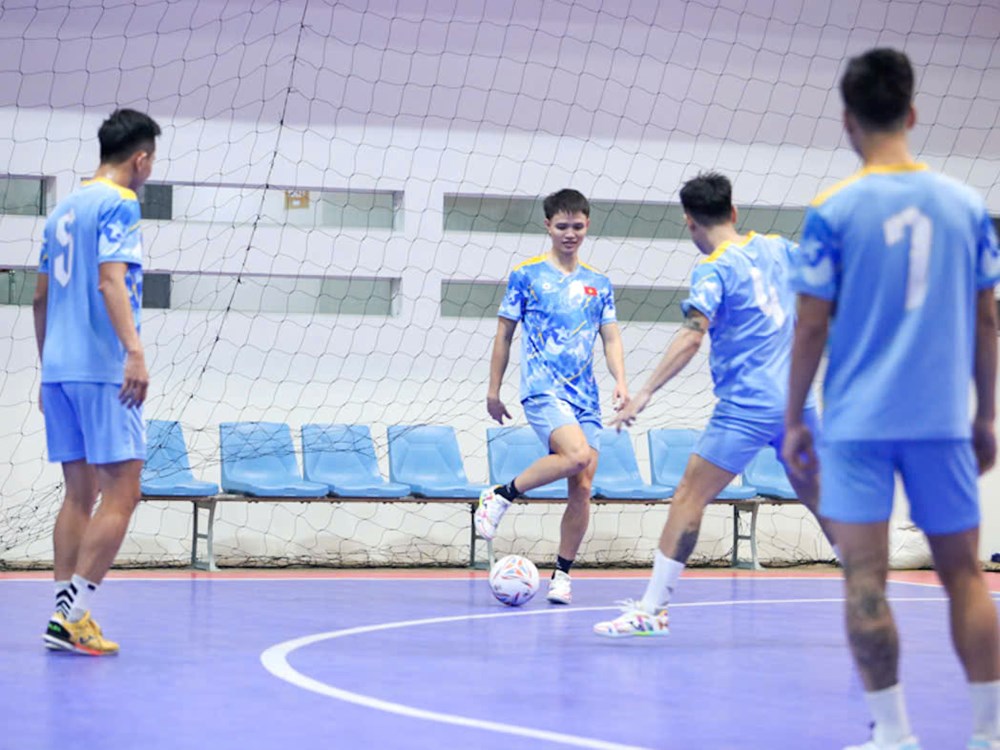 Đội tuyển futsal Việt Nam sẵn sàng cho cuộc chạm trán Lebanon - ảnh 1