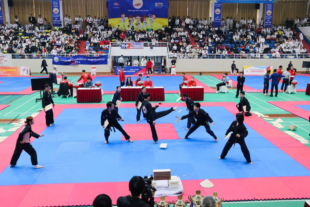 Hơn 2.000 võ sĩ tham dự Festival Taekwondo Hà Nội mở rộng - Cúp Thăng Long 2026 - ảnh 3