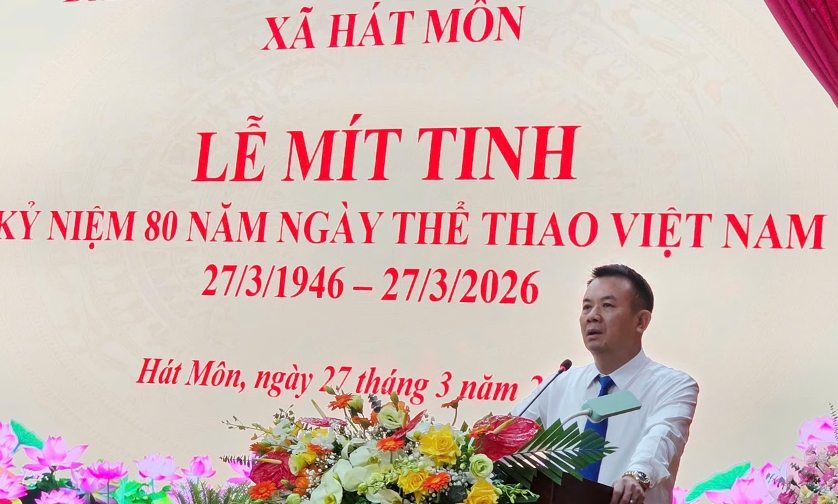 Hát Môn đẩy mạnh phát triển thể thao quần chúng - ảnh 2