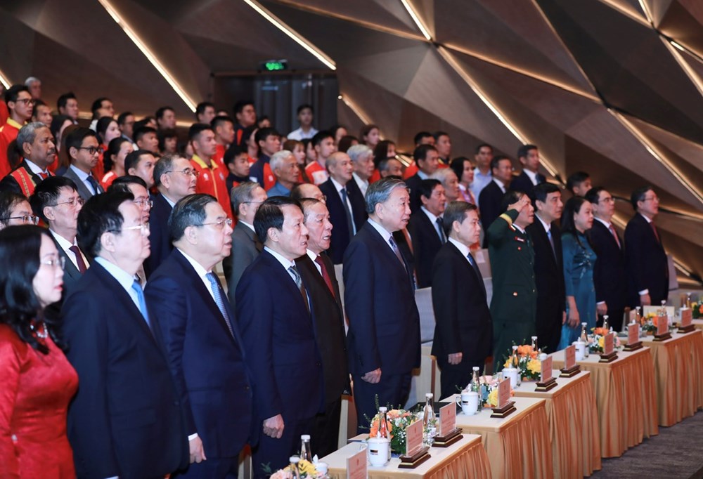 Tổng Bí thư Tô Lâm dự Lễ kỷ niệm 80 năm Ngày truyền thống ngành Thể dục Thể thao - ảnh 1