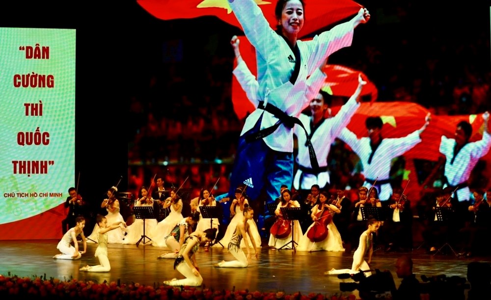 Tổng Bí thư Tô Lâm dự Lễ kỷ niệm 80 năm Ngày truyền thống ngành Thể dục Thể thao - ảnh 4