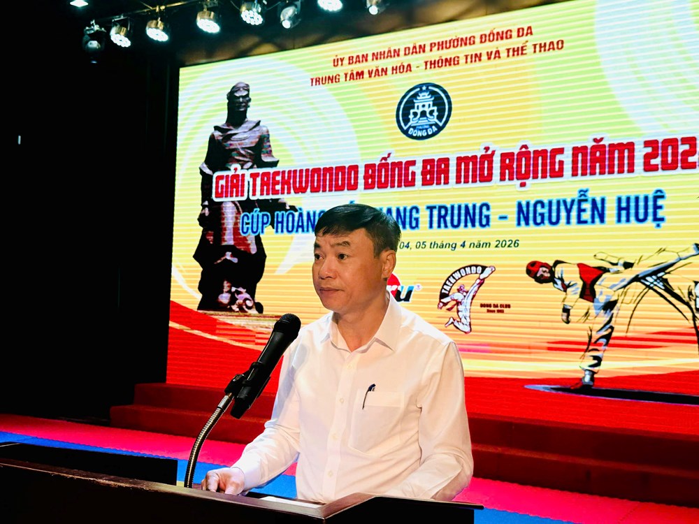 Hào khí Quang Trung lan tỏa tại Giải Taekwondo Đống Đa mở rộng 2026 - ảnh 2
