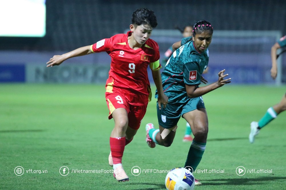 U20 nữ Việt Nam thắng Bangladesh, nhận thưởng nóng 300 triệu đồng - ảnh 1