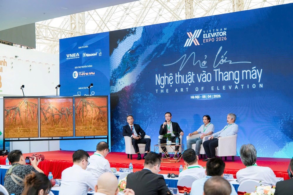 Lần đầu tiên nghệ thuật sơn mài được ứng dụng trong thang máy - ảnh 2