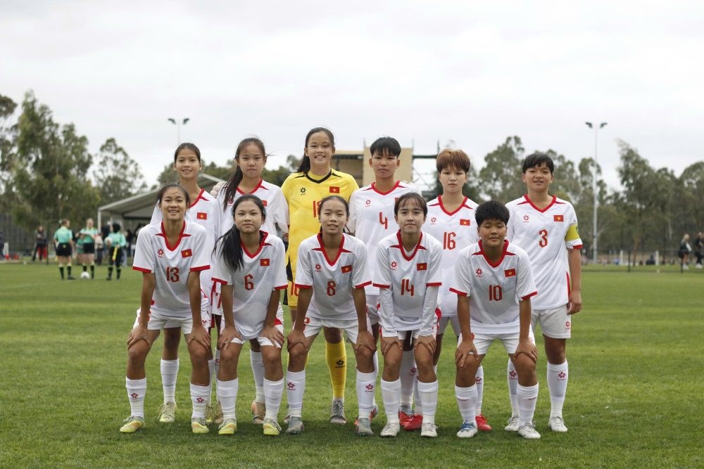 U15 nữ Việt Nam thắng trận đầu tại giải giao hữu quốc tế tại Australia - ảnh 1