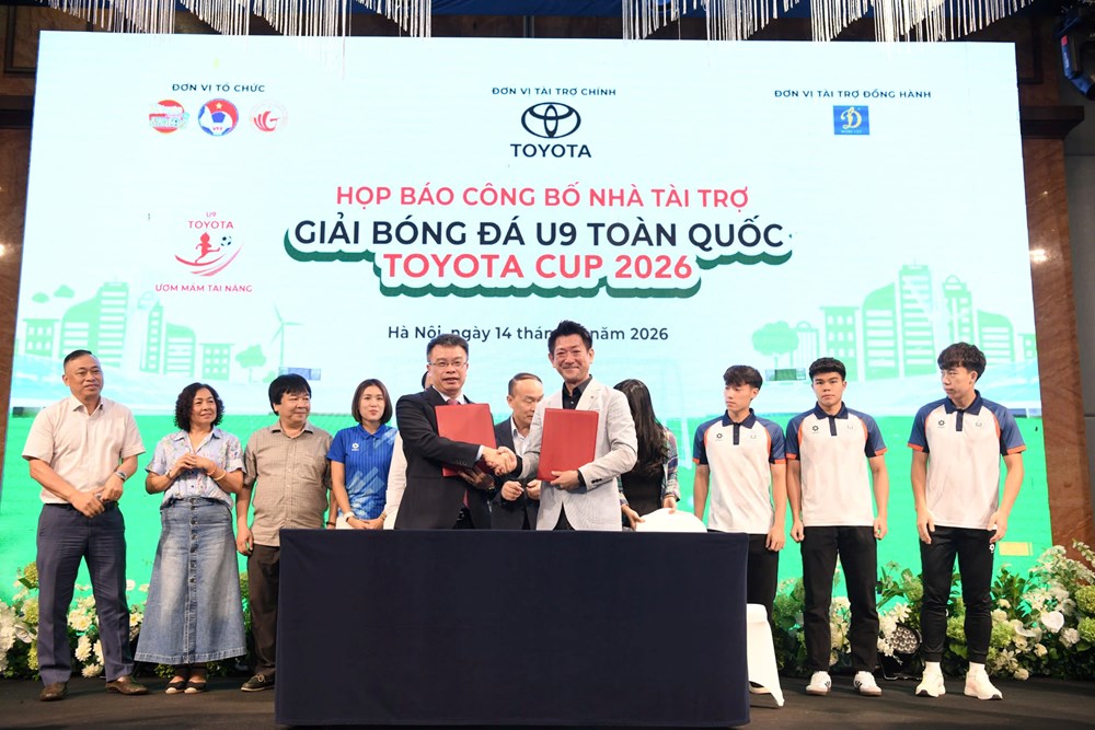 35 đội tranh tài tại Giải bóng đá U9 toàn quốc Toyota Cup 2026 - ảnh 1
