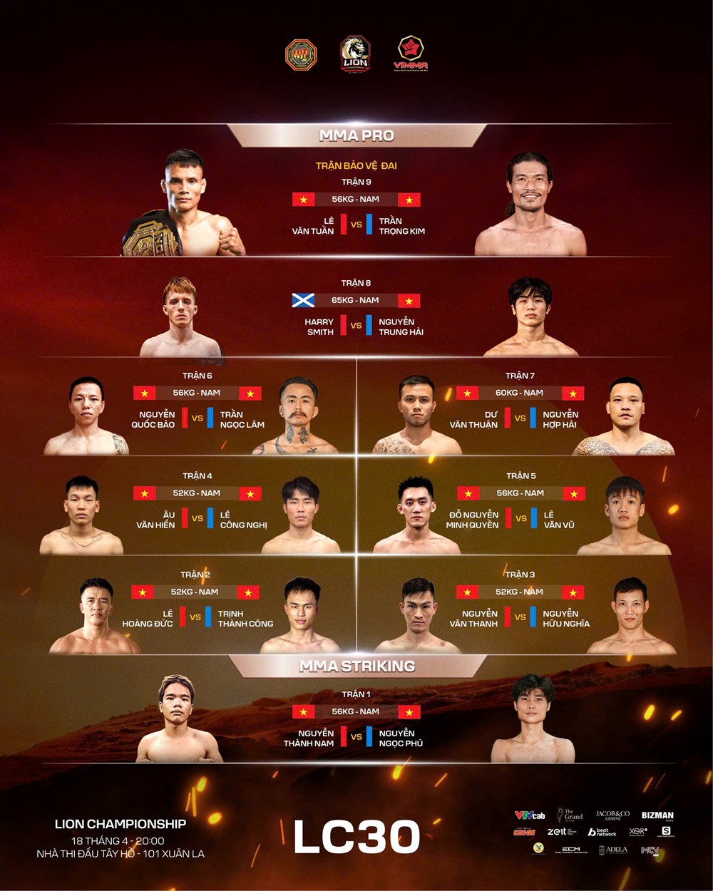 Lê Văn Tuần bảo vệ đai, nhiều cặp đấu đáng chú ý - ảnh 2