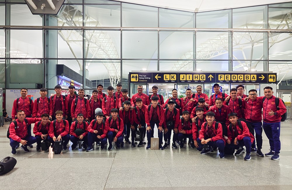 U17 Việt Nam xuất phát sang Ả Rập Xê Út, bước vào hành trình tại VCK U17 châu Á 2026 - ảnh 1