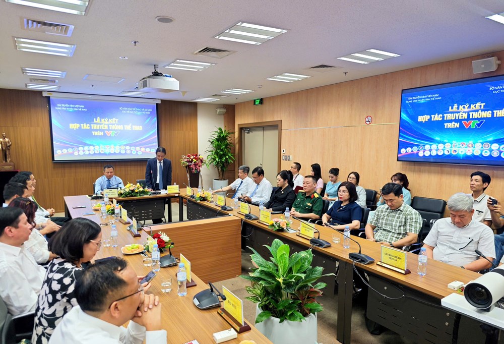 Cục TDTT Việt Nam và VTV ký kết hợp tác truyền thông giai đoạn 2026-2030 - ảnh 1