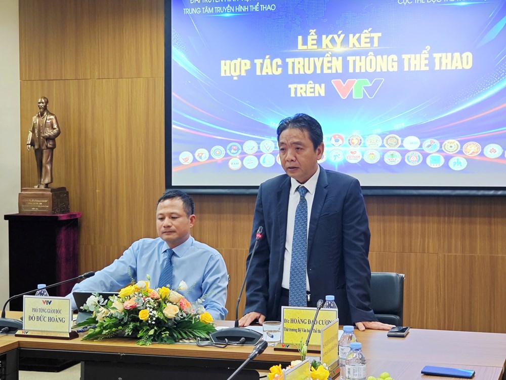 Cục TDTT Việt Nam và VTV ký kết hợp tác truyền thông giai đoạn 2026-2030 - ảnh 2