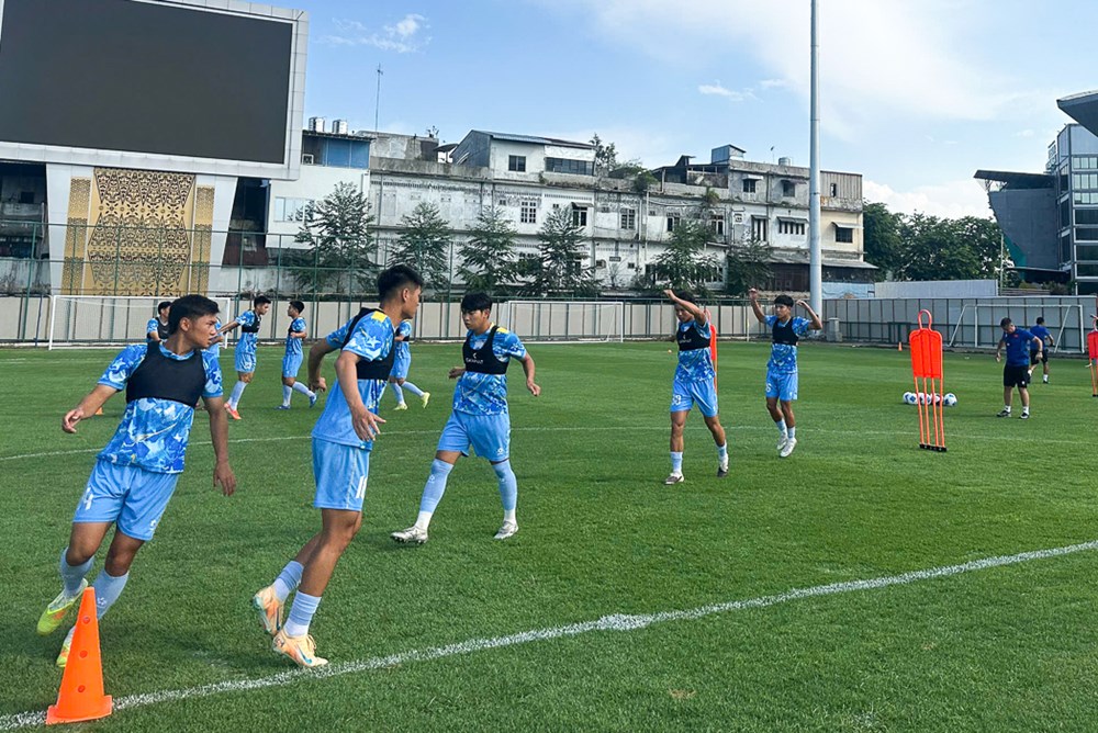 U19 Việt Nam hoàn tất khâu chuẩn bị, hướng tới trận gặp U19 Myanmar - ảnh 1
