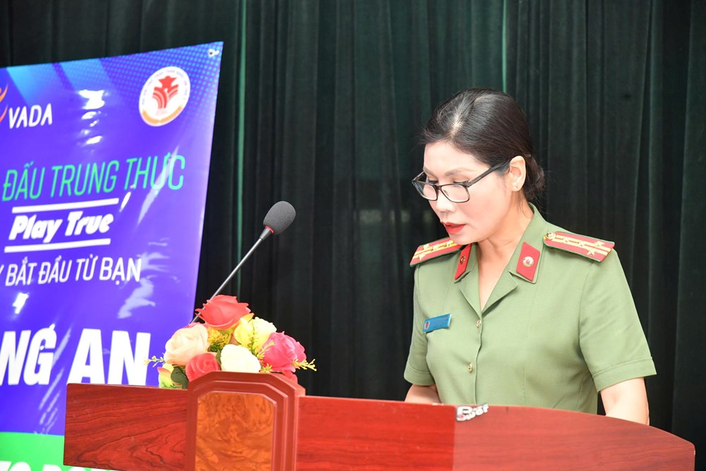 Thể thao Công an nhân dân nâng cao ý thức phòng, chống doping - ảnh 1