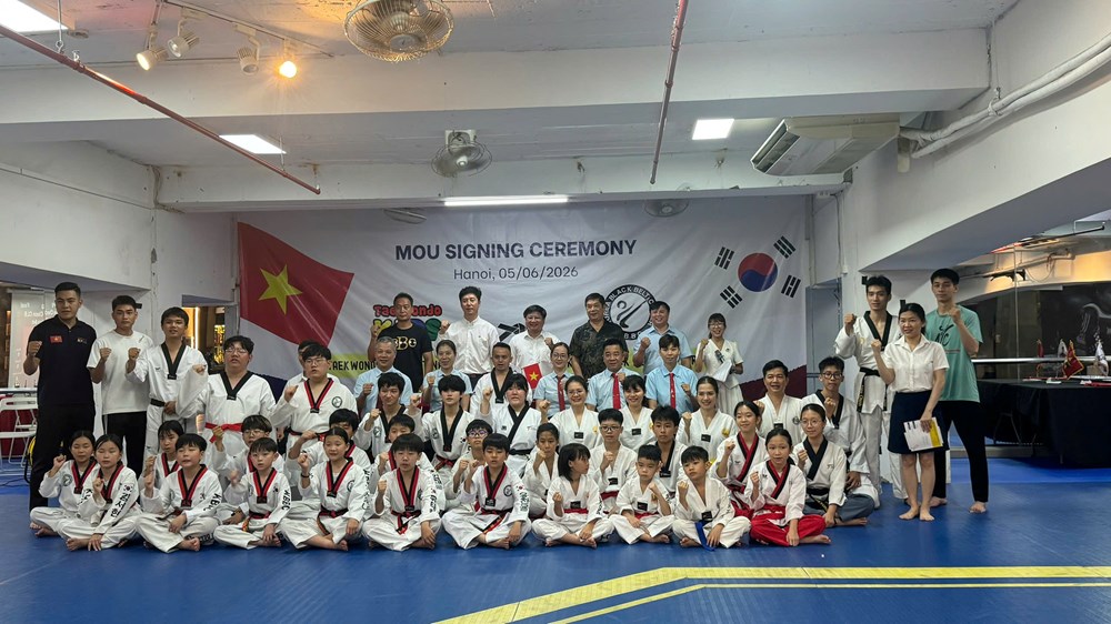 Thắt chặt tình hữu nghị Việt Nam – Hàn Quốc qua giao lưu Taekwondo trẻ - ảnh 2
