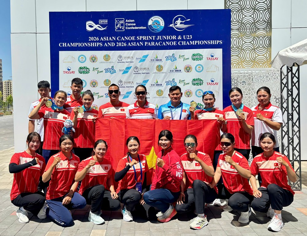Canoeing Việt Nam giành 14 huy chương ở giải châu Á - ảnh 1