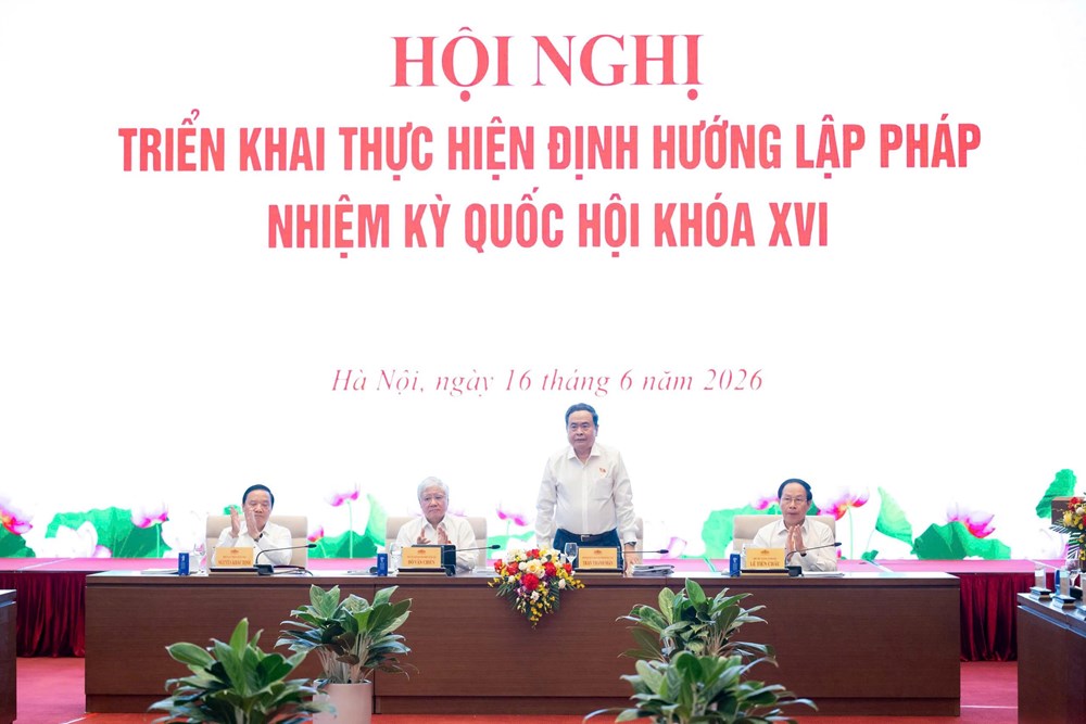 Hội nghị triển khai thực hiện Định hướng lập pháp nhiệm kỳ Quốc hội khóa XVI - ảnh 1