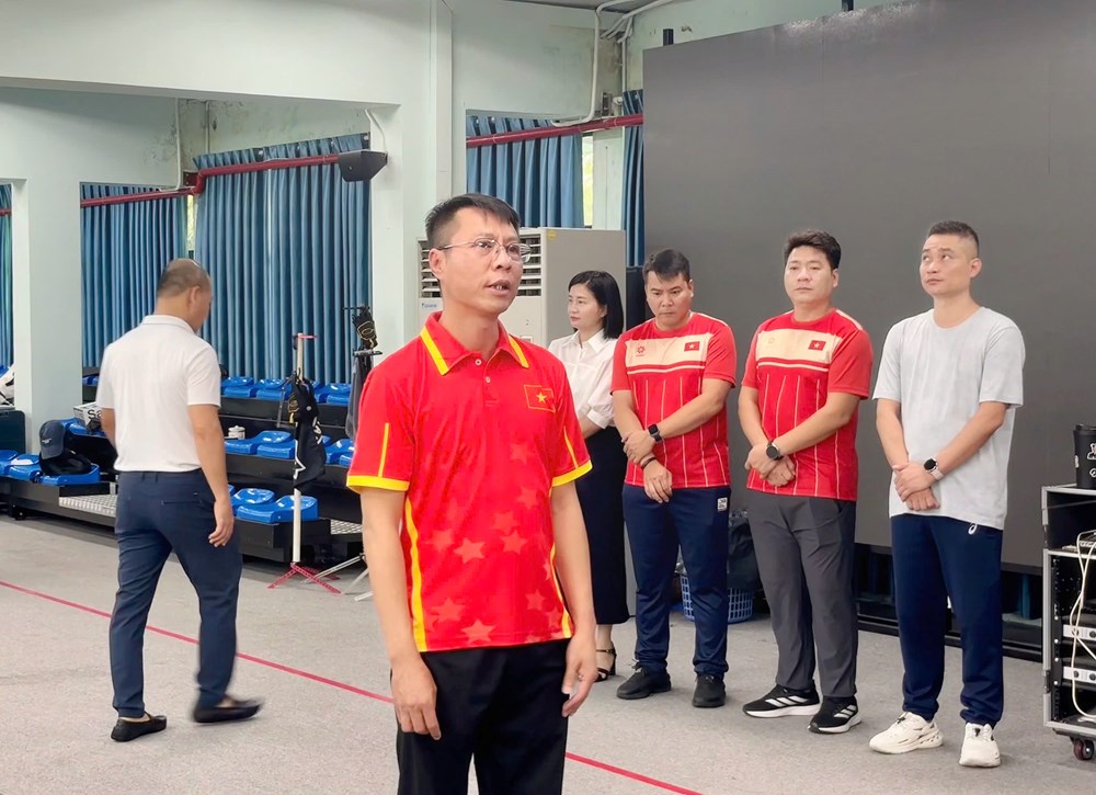 Thứ trưởng Hoàng Đạo Cương kiểm tra công tác huấn luyện chuẩn bị cho ASIAD 20 - ảnh 2