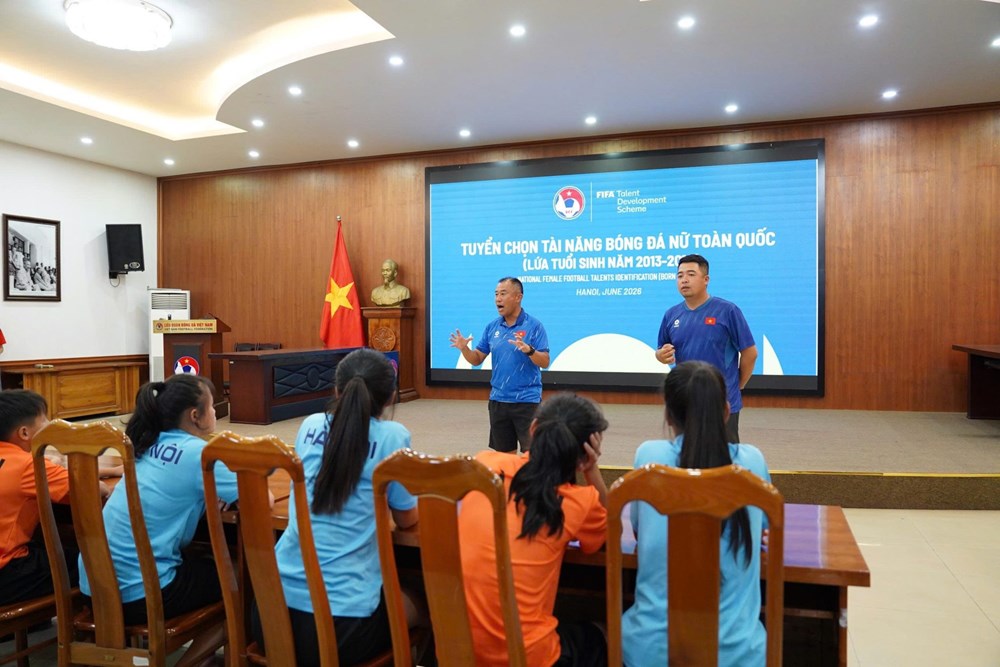Bế mạc chương trình tuyển chọn tài năng bóng đá nữ toàn quốc - ảnh 1