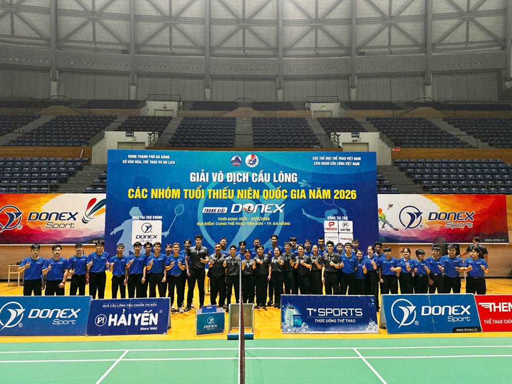 Đà Nẵng đăng cai Giải Vô địch Cầu lông các nhóm tuổi Thiếu niên Quốc gia 2026 - ảnh 1