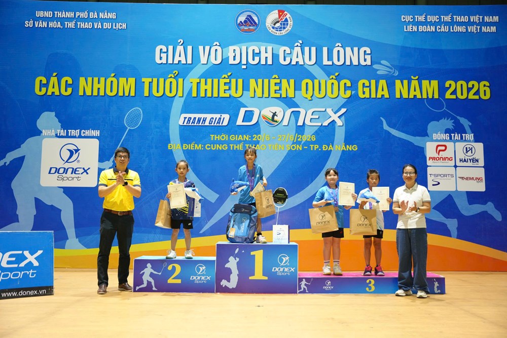 Đoàn TP.HCM thắng lớn tại Giải cầu lông thiếu niên quốc gia 2026  - ảnh 1