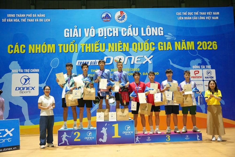 Đoàn TP.HCM thắng lớn tại Giải cầu lông thiếu niên quốc gia 2026  - ảnh 3